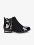 Bottines à détails vernis - Noir - 1