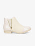 Bottines à détails vernis - Beige - 1