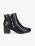 Bottines à zip décoratif - Noir - 6