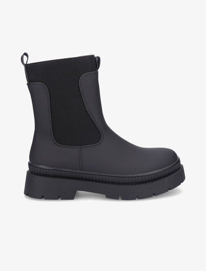 Boots montantes à cheville élastiquée - Noir - 5