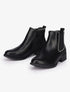 Bottines ornées de clous à contrefort pailleté - Noir - 1