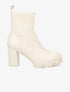 Bottines montantes à talon - Beige - 5
