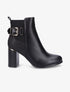 Bottines à contrefort pailleté - Noir - 5