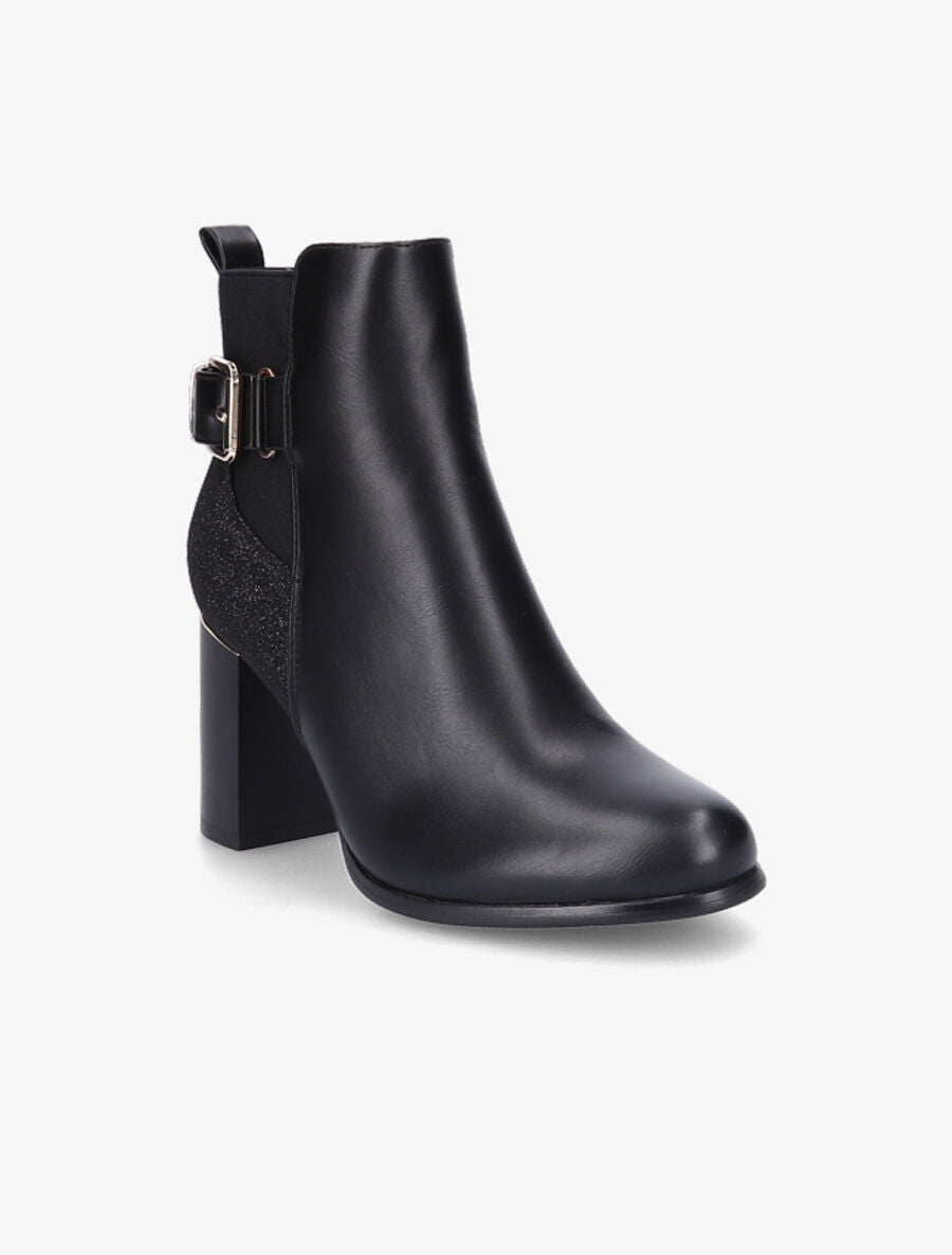 Bottines à contrefort pailleté - Noir - 2