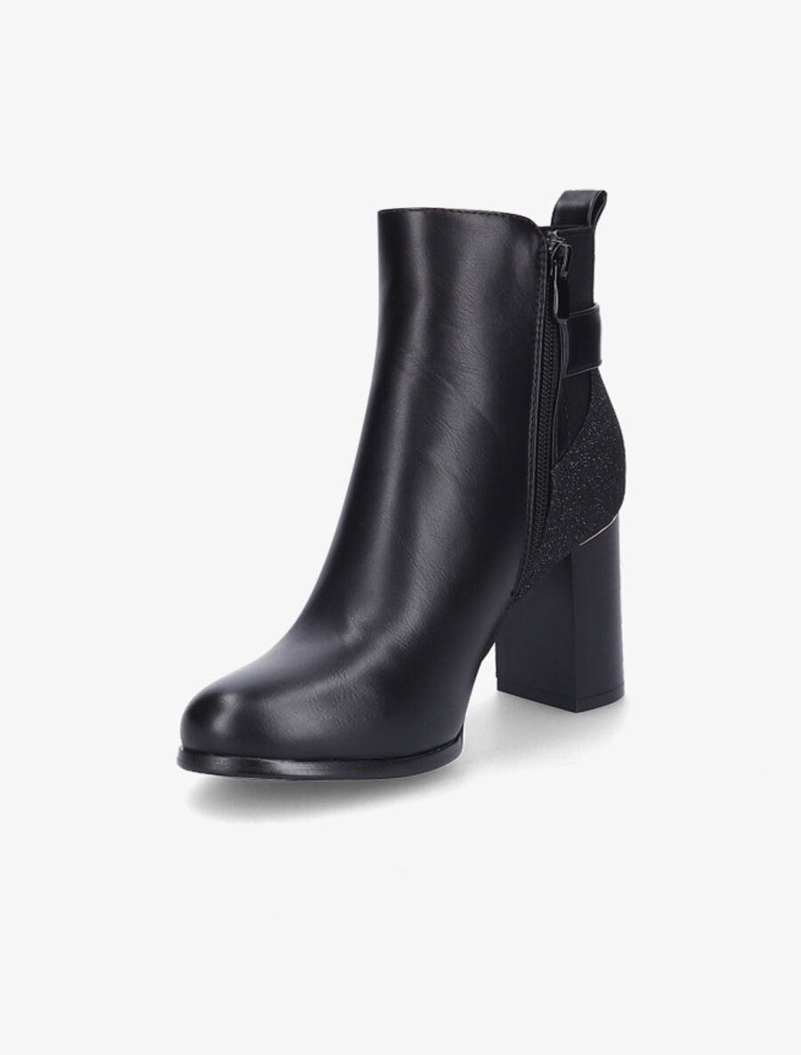 Bottines à contrefort pailleté - Noir - 3