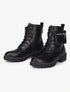 Bottines à bride et sacoche amovible - Noir - 1
