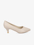 Escarpins à petit talon aiguille - Beige - 5