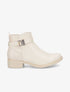 Bottines plates à contrefort en suédine - Beige - 1
