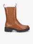 Boots montantes élastiquées - Camel - 5