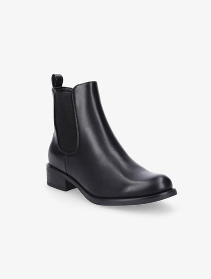 Boots style chelsea en simili - Noir - 2