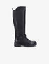Bottes élastiquées à boucle - Noir - 5