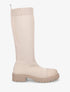 Bottes style chaussettes en maille - Taupe - 5