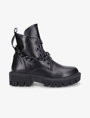 Boots militaire à chaîne - Noir - 1