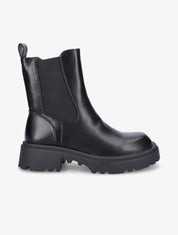 Boots élastiquées unies - Noir - 5