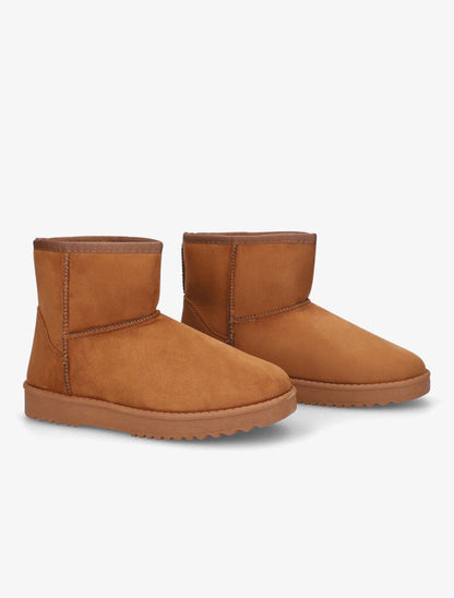 Boots classiques en suédine - Camel - 4