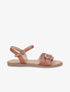 Nu-pieds en simili à bride à boucle - Camel - 5