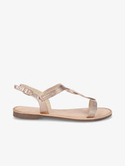 Nu-pieds torsadés - Rose gold - 1