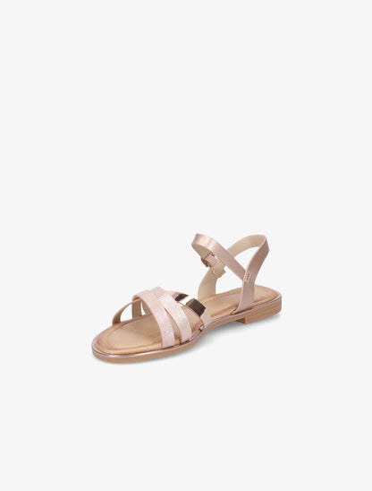Nu-pieds à brides fantaisies - Rose gold - 3