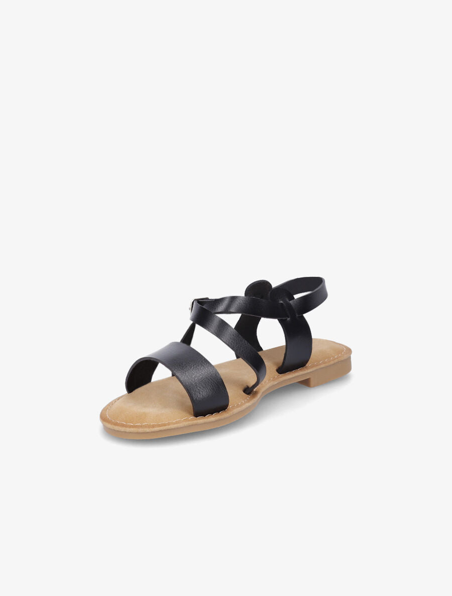 Nu-pieds en simili classiques - Noir - 3
