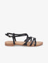 Nu-pieds croisés - Noir - 1