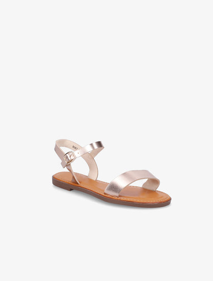 Nu-pieds plats basiques - Rose gold - 2