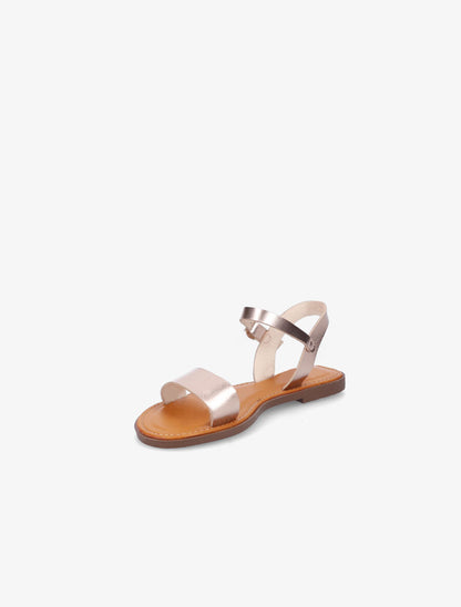 Nu-pieds plats basiques - Rose gold - 3