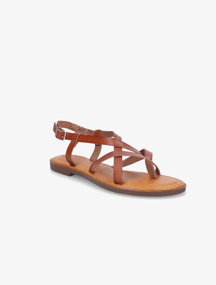 Nu-pieds en simili - Camel - 2