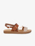 Nu-pieds à strass - Camel - 5