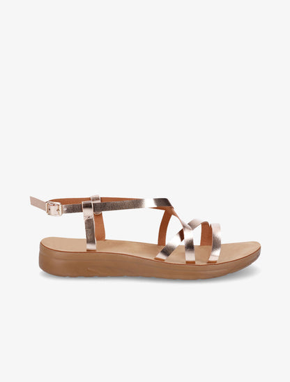 Nu-pieds basiques - Rose gold - 1