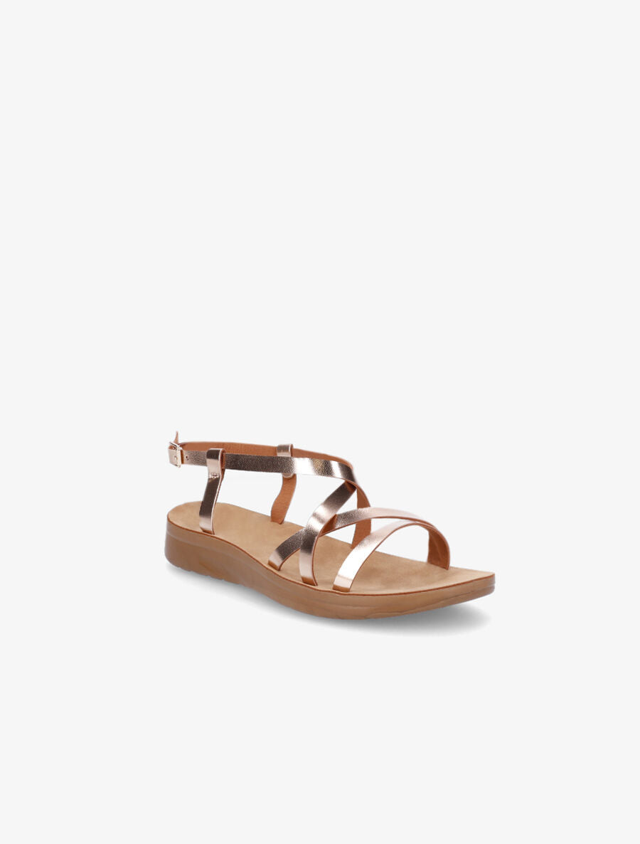 Nu-pieds basiques - Rose gold - 2