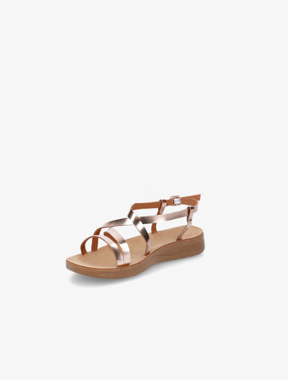 Nu-pieds basiques - Rose gold - 3