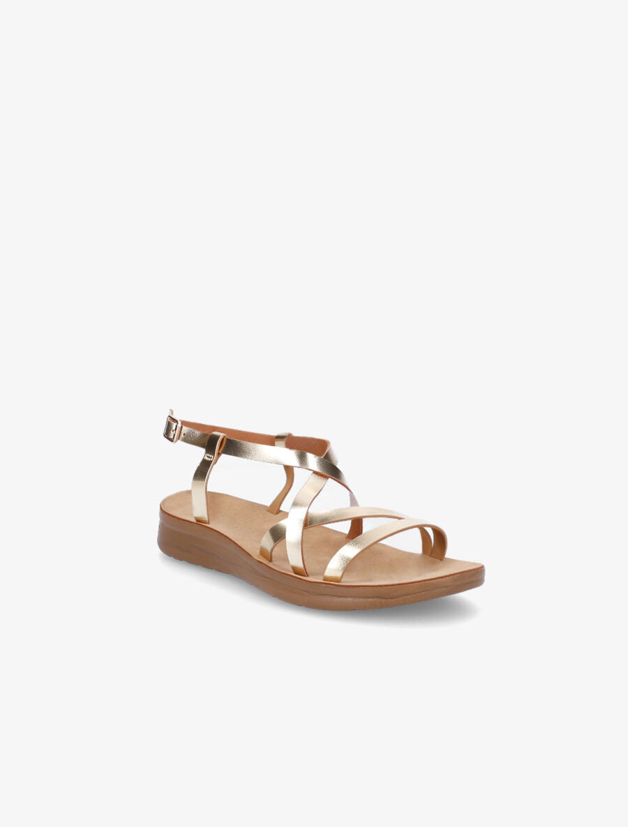 Nu-pieds basiques - Or - 2