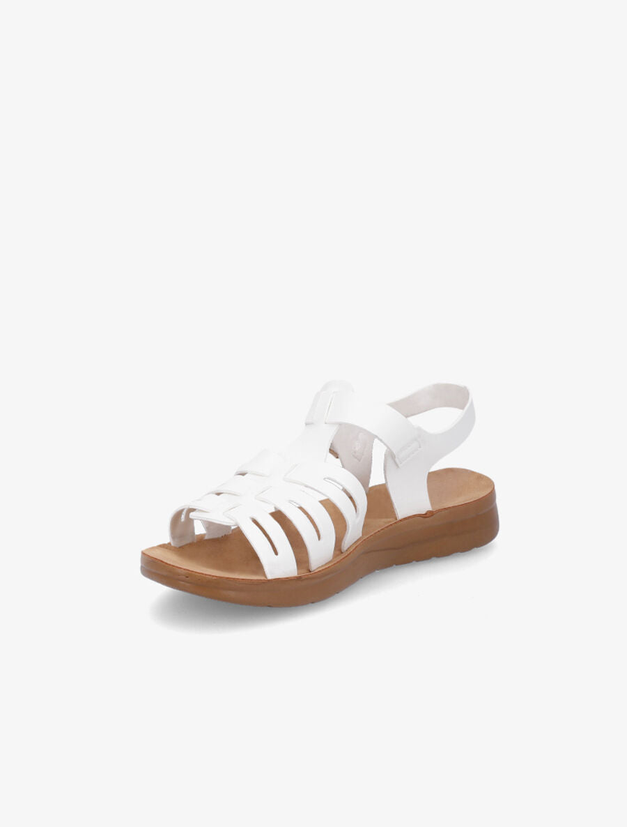 Nu-pieds style spartiates - Blanc - 3