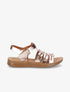 Nu-pieds style spartiates - Rose gold - 1