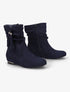 Bottines suédées à pampilles - Bleu marine - 1