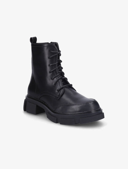 Bottines chunky à lacets - Noir - 3