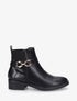 Bottines élastiquées à boucle - Noir - 1