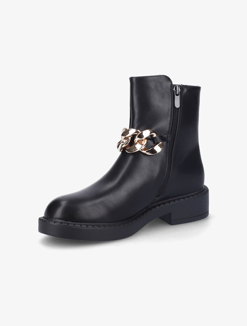 Boots à maillon doré XXL - Noir - 4
