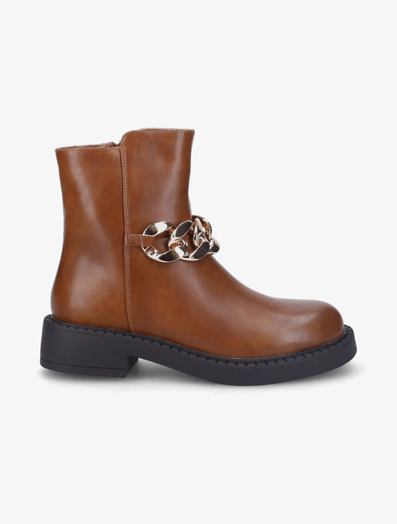 Boots à maillon doré XXL - Camel - 2