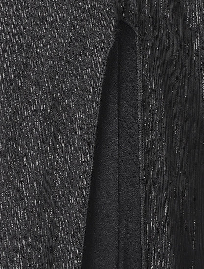 Robe bustier à broche  - noir - 3