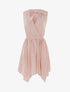 Robe à dos cache-coeur - Rose - 1