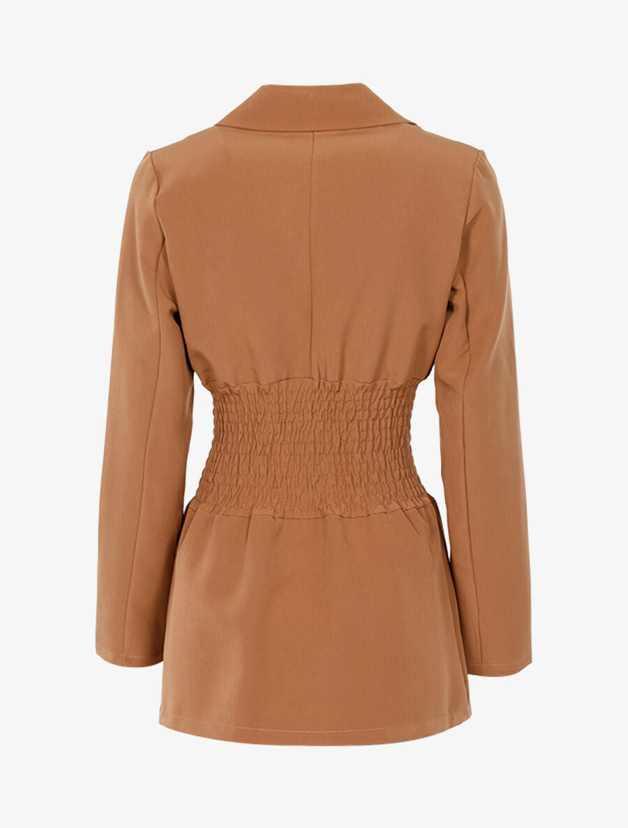 Veste à taille cintrée - Camel - 2