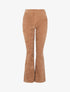 Pantalon flare en velours côtelé - Camel - 3