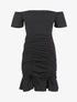 Robe à cordons de serrage - Noir - 1