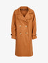 Manteau long en feutre - Camel - 1