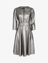 Robe patineuse en simili - Argent - 1