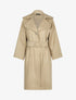 Manteau oversize en feutrine - Taupe - 1