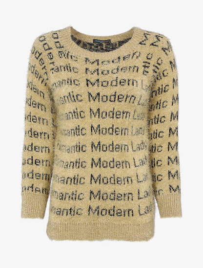Pull Romantic Modern Lady - Camel - 1