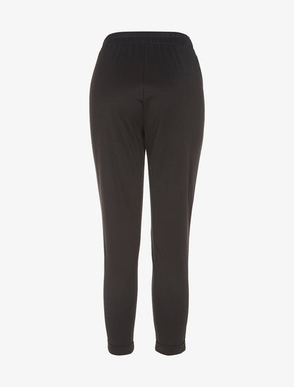 Jogpants 7/8 lignes sur les côtés - noir/rouge - 2