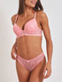 Ensemble en dentelle - Rose - 1